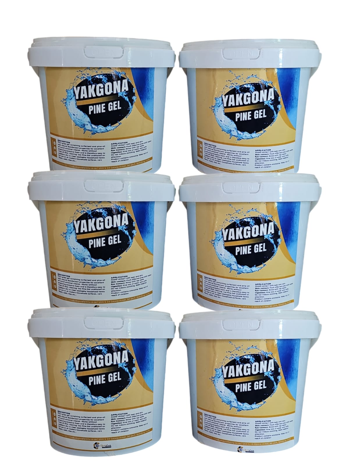 Yakgona Pine Gel 1L X 10