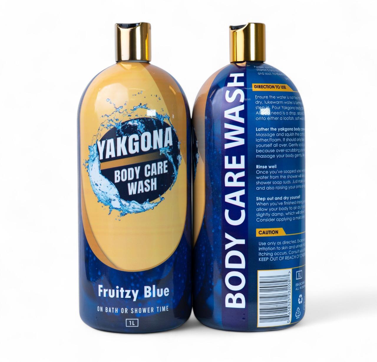 Yakgona Body Care Wash-Fruitzy Blue 1L