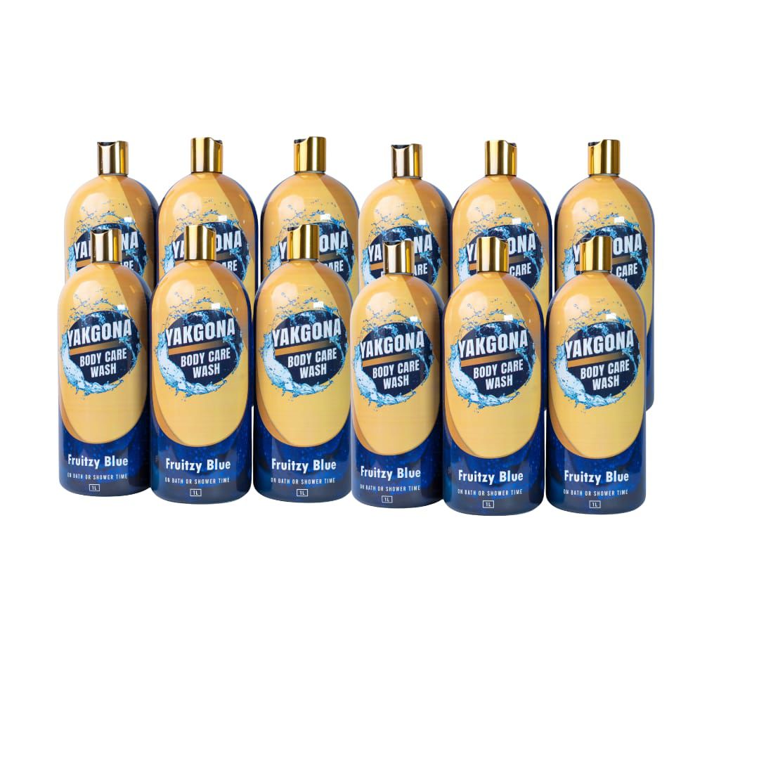 Yakgona Body Care Wash-Fruitzy Blue 1L X 12