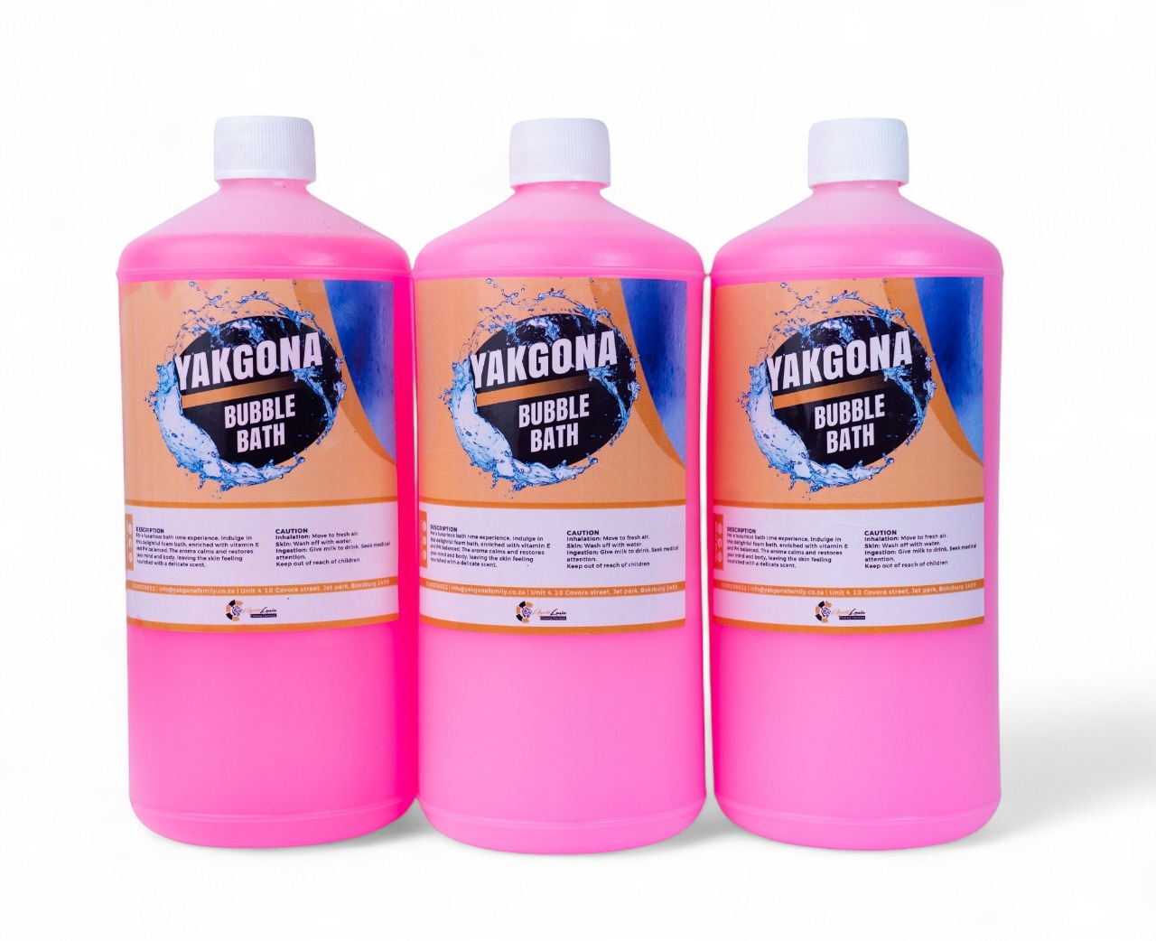 Yakgona Bubble Bath Pink 1L image 2