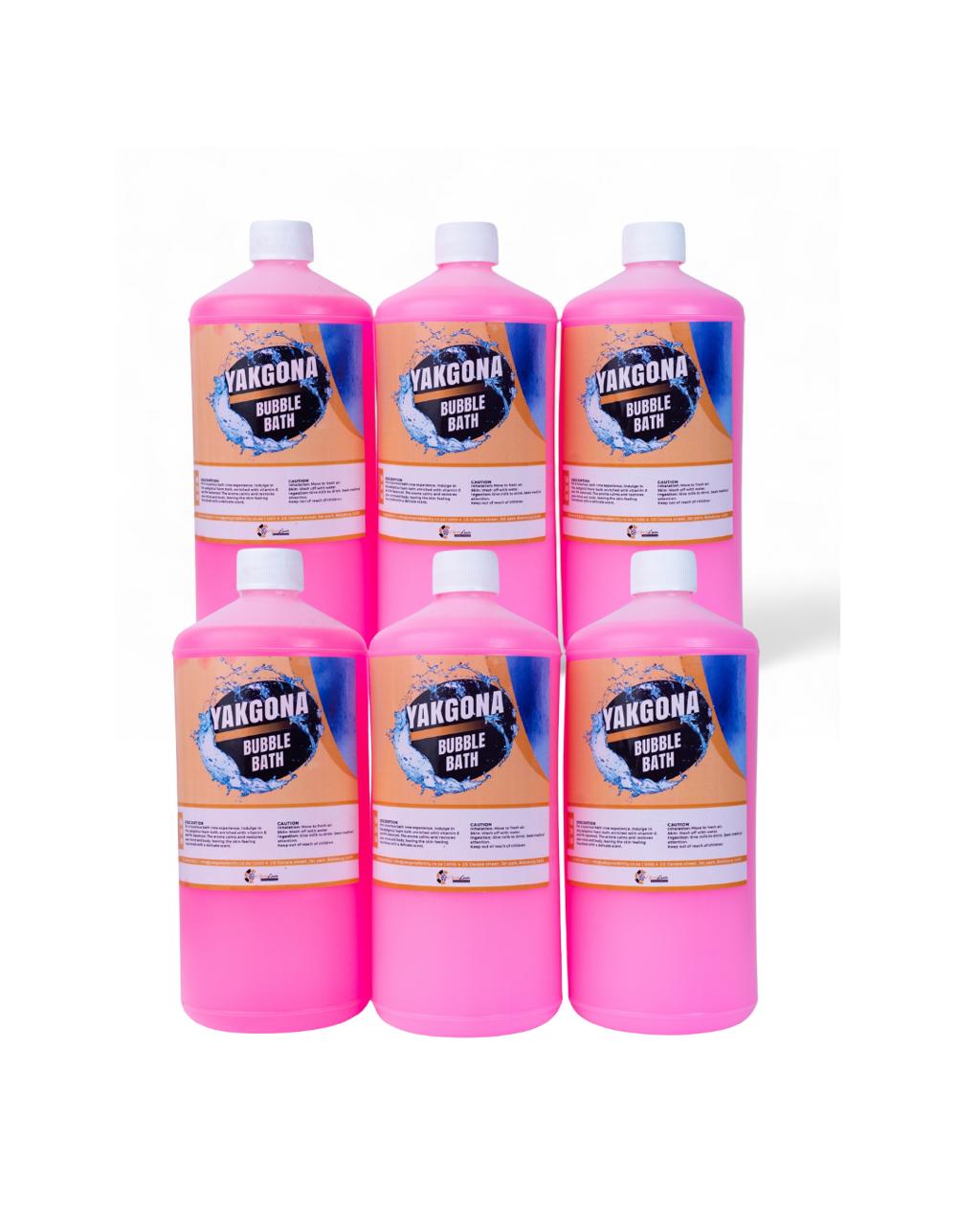 Yakgona Bubble Bath Pink 1L X 12