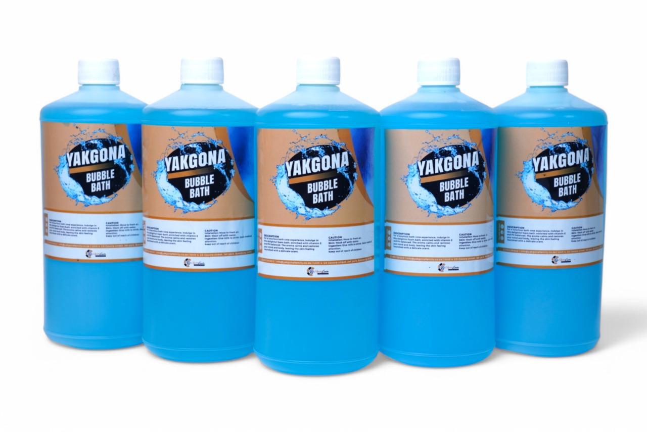 Yakgona Bubble Bath Blue 1L X12 image 2