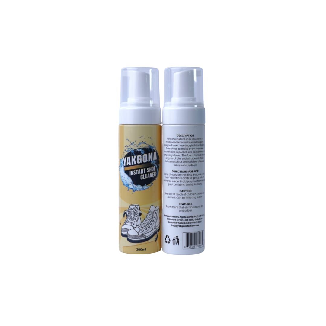 Yakgona Instant Shoe Cleaner 200ml X 12 image 2
